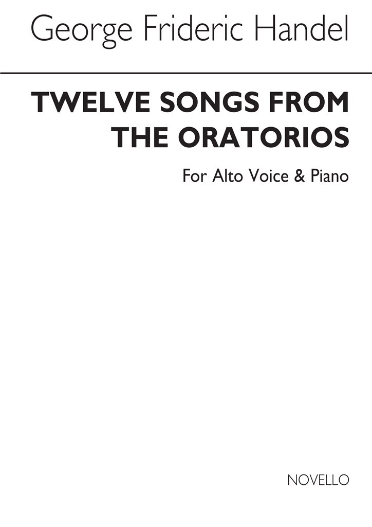 12 Songs Alto/Piano